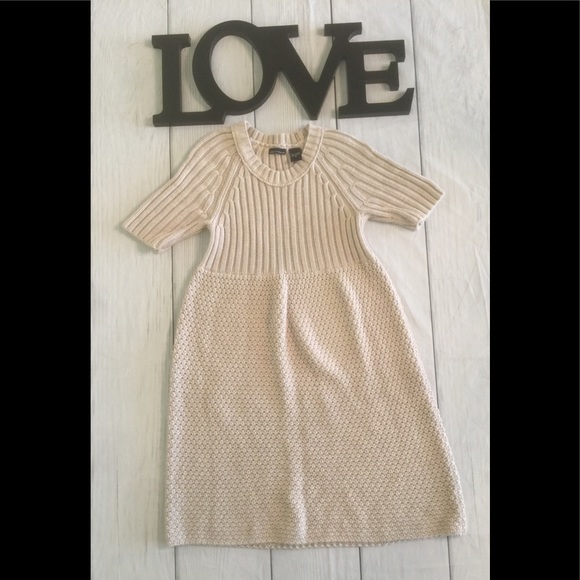 Moda International Size M Oatmeal Sweater Dress - Picture 8 of 8